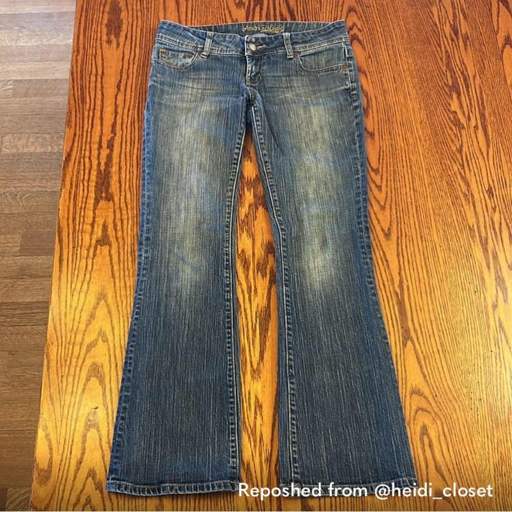 American Eagle Outfitters Blue Flare Jeans